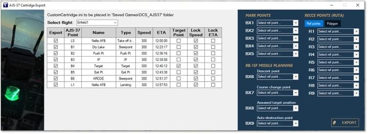 CombatFlite Flight planning tool