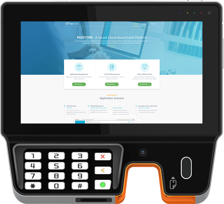 PAX Aries AR6 Android multilane smart tablet