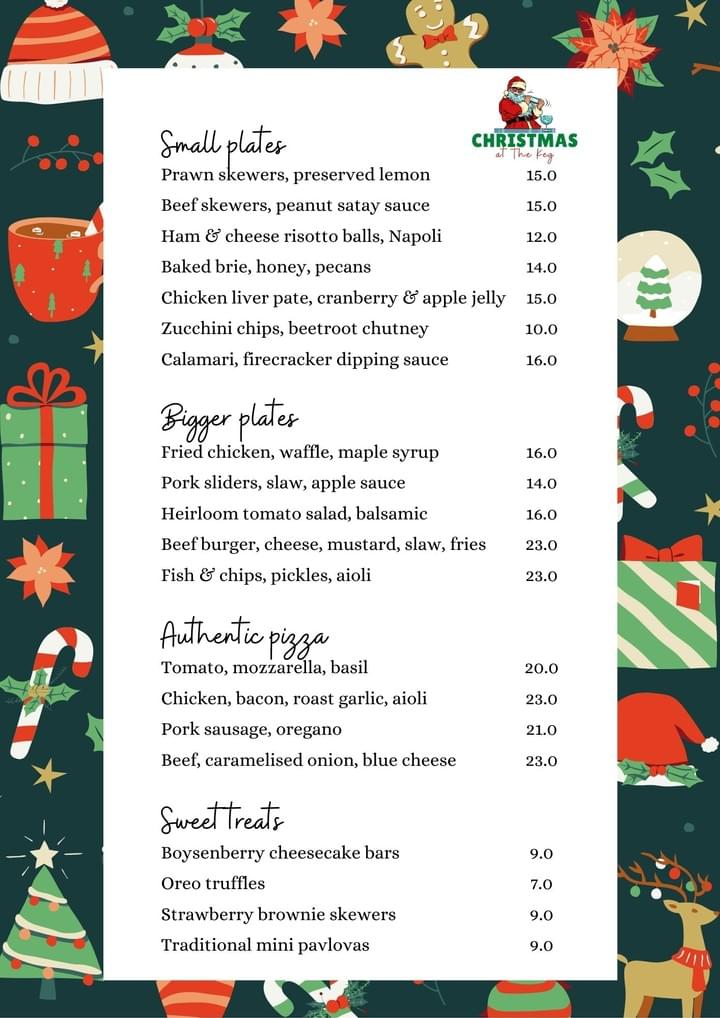 Christmas at The Keg The Keg Room Hamilton Pub Rototuna Restaurant