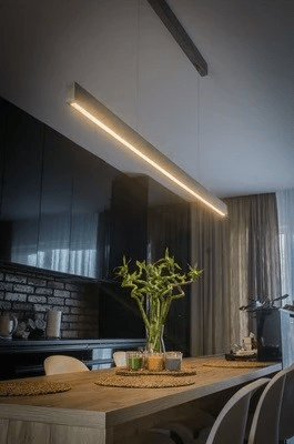 Concrete Linear Pendant 