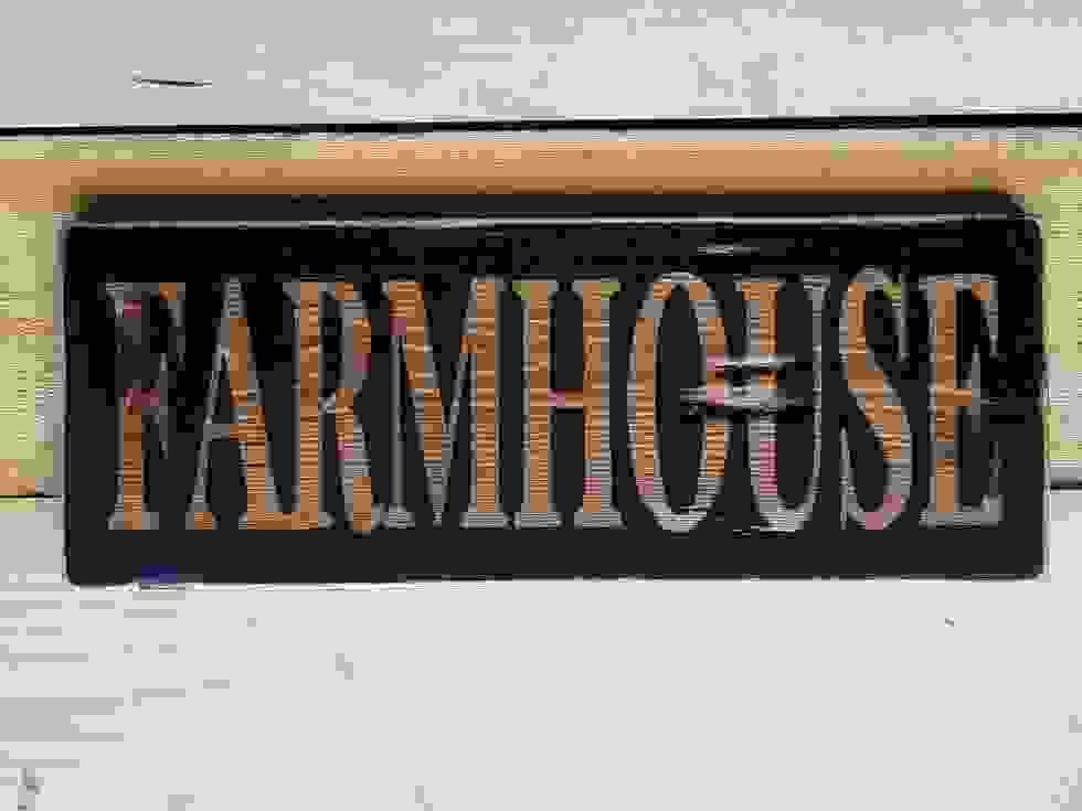 Farmhouse Wood Sign