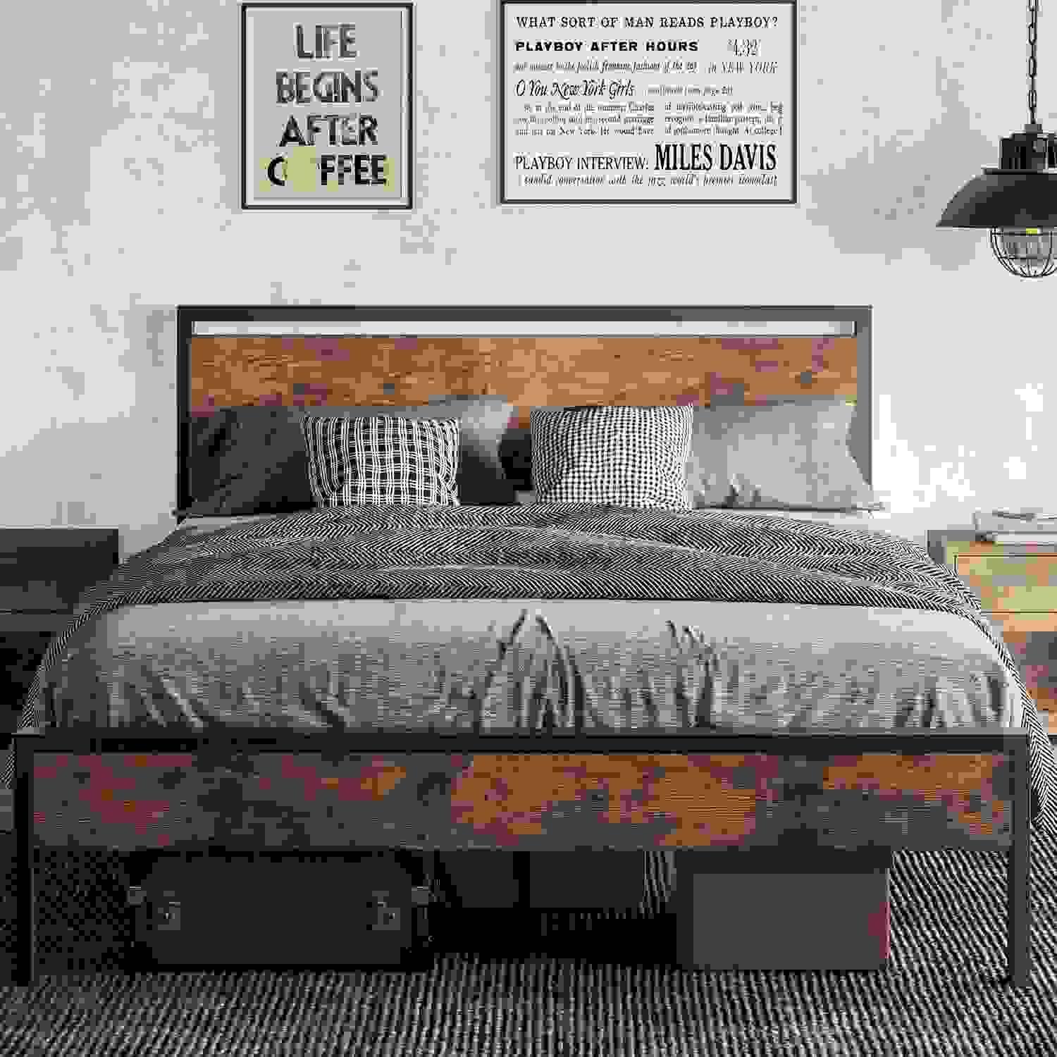 metal bed frame