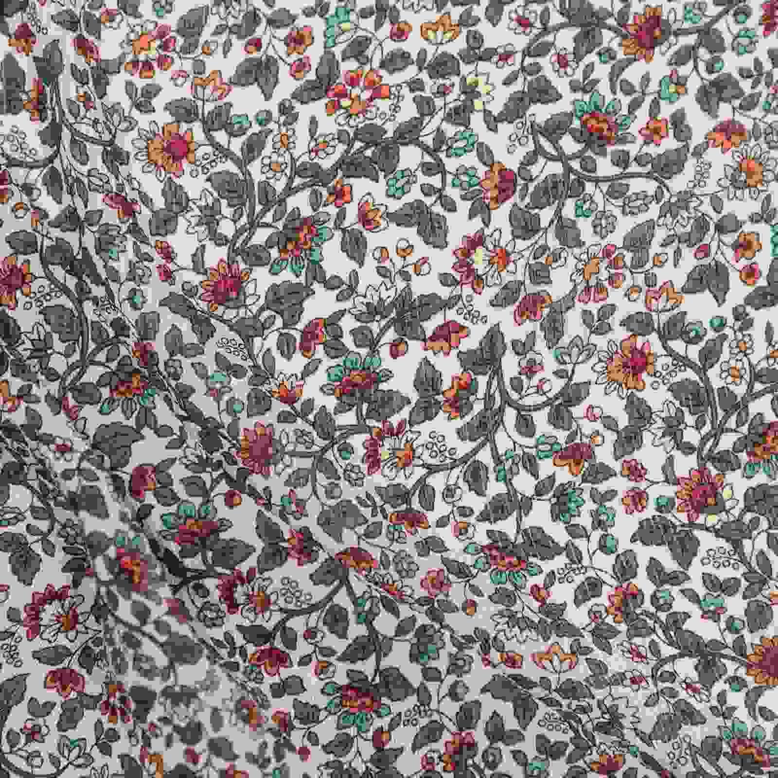 Floral Pattern Printed Fabric