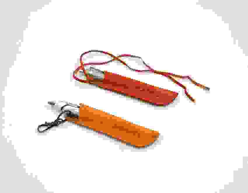 Genuine Leather Tiny Customized Size Pen Cases 