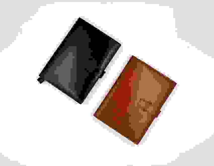 Refillable Brown Leather book cover