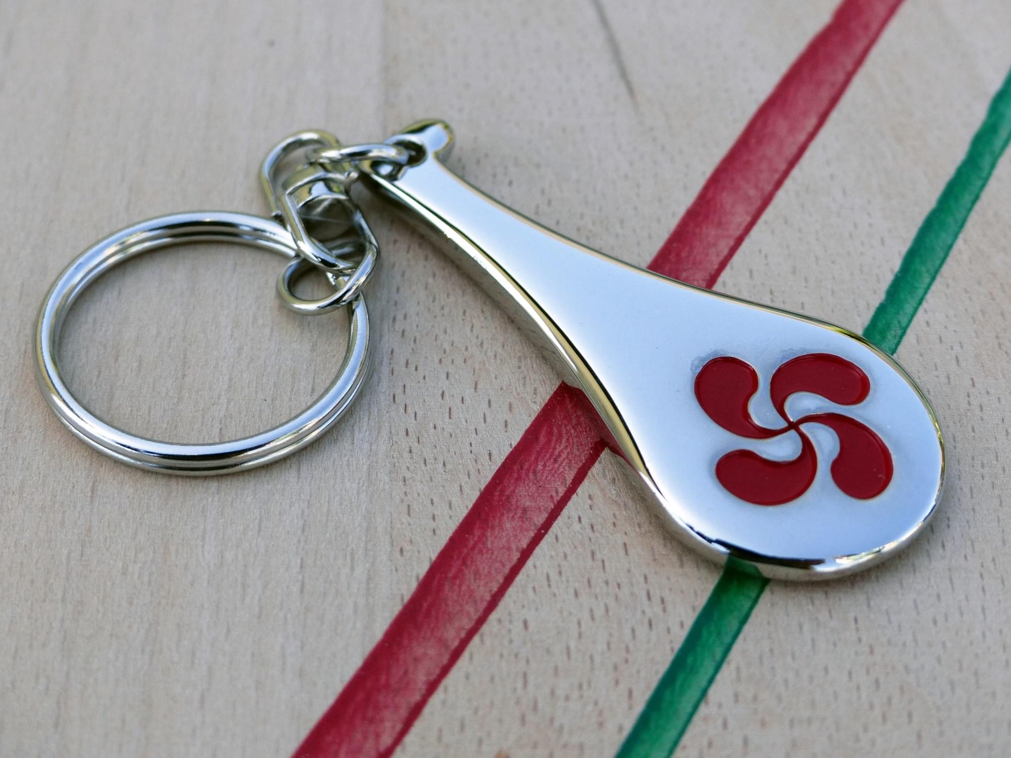 Porte-clés Arsenal FC Avec Blason - Rouge ~40x30mm - Officiel Et Exclusif