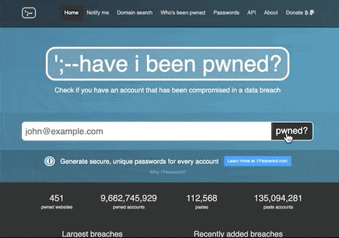 have I been pwned? have I been pwned?