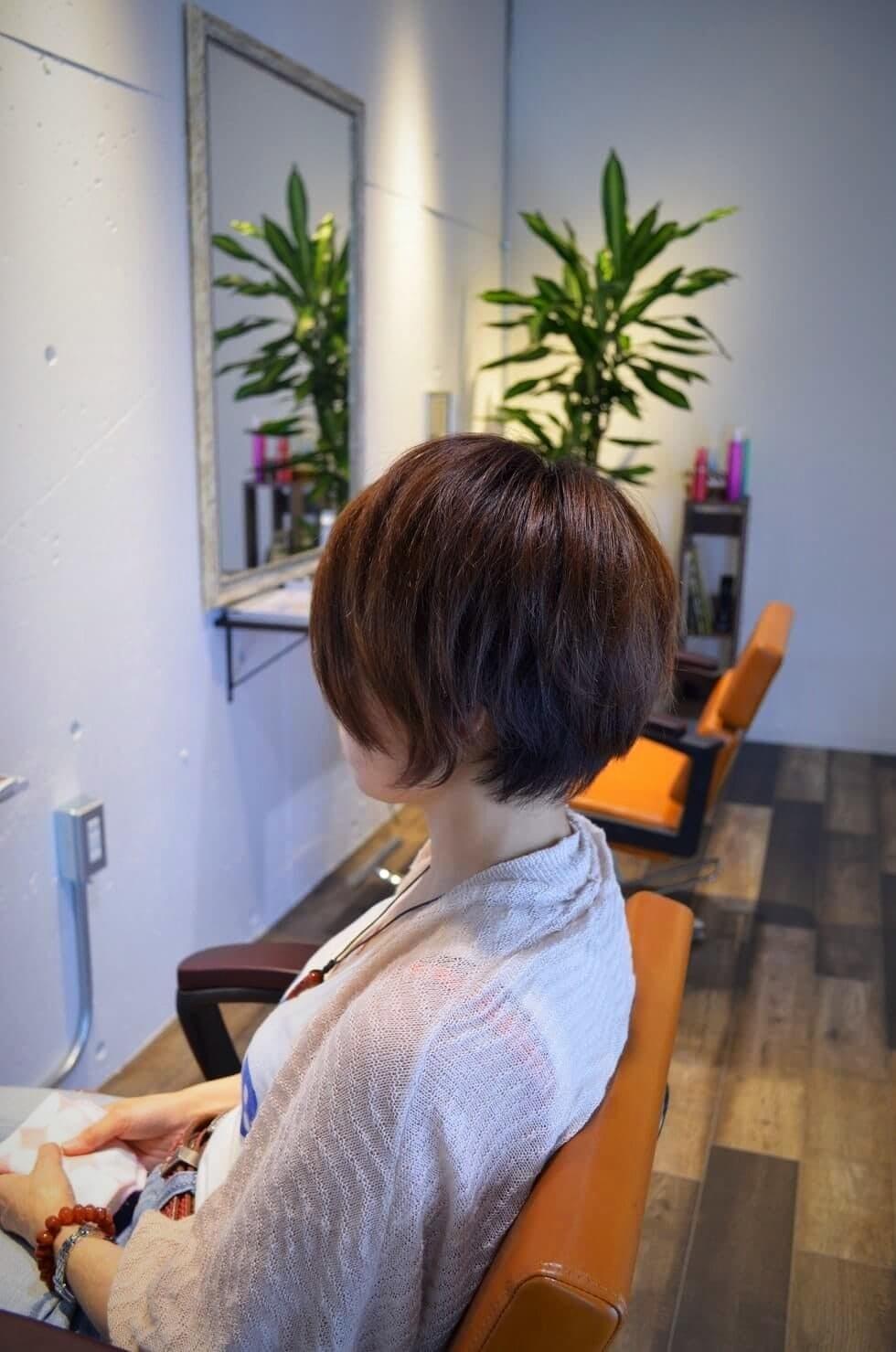 ショートボブ外国人テイスト その２