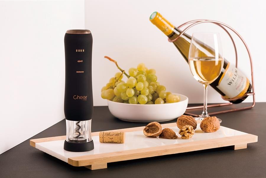 Hourglass Body Shape French Design Cheer moda Electric Wine Bottle Openers White with Energy Saving Technology Hourglass Body Shape French Design Cheer moda Electric Wine Bottle Openers White with Energy Saving Technology
