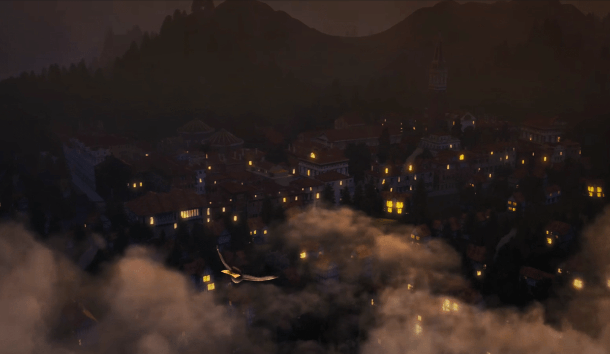 第010集 After Effect特效製作 像哈利波特劇中貓頭鷹穿過雲層俯衝的特效 技巧