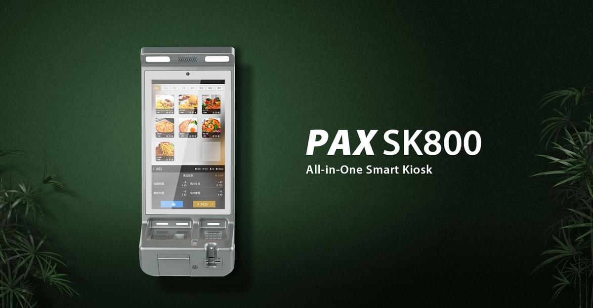 PAX SK800 Android Smart Kiosk selfservice terminal