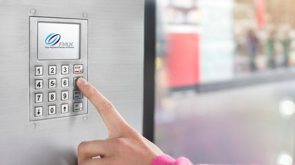 PAX unattended ​IM300 PED + display 