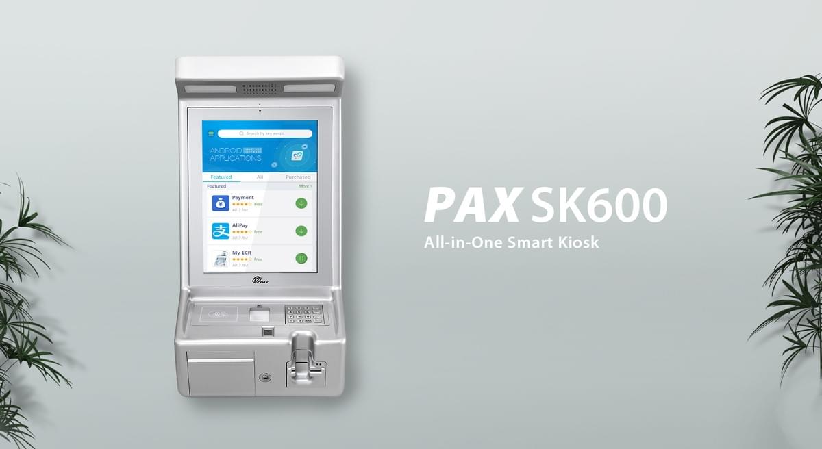 PAX SK600 Android Smart Kiosk selfservice terminal