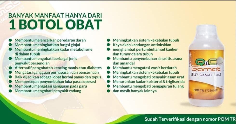 Khasiat Qnc Jelly Gamat Original