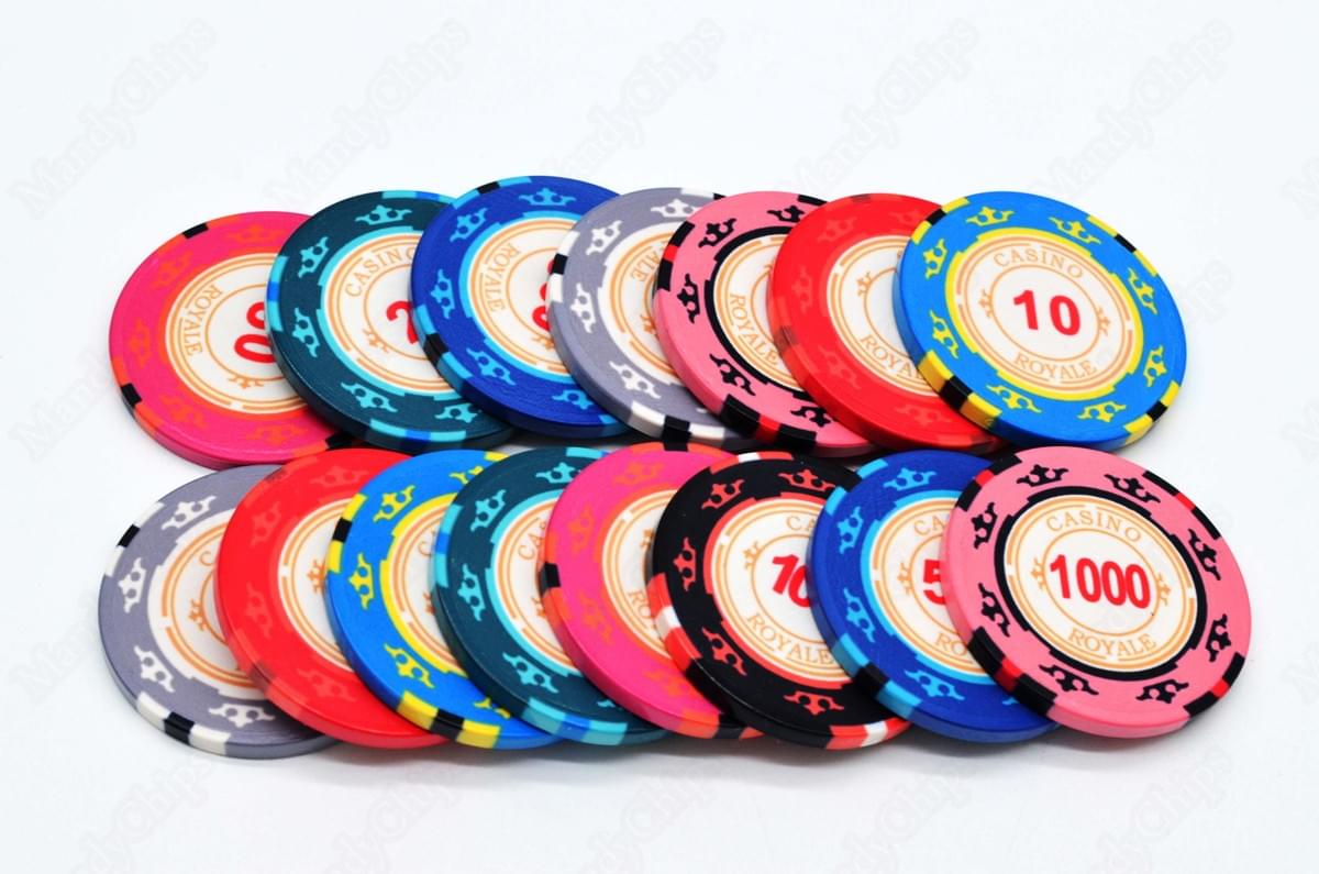500 royale casino ceramic poker chips free shipping