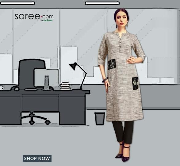 formal kurti for interview