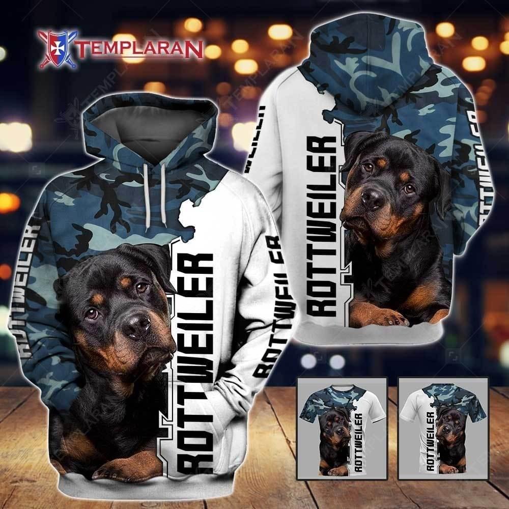 Hottest Rottweiler 3d Shirt And Hoodie