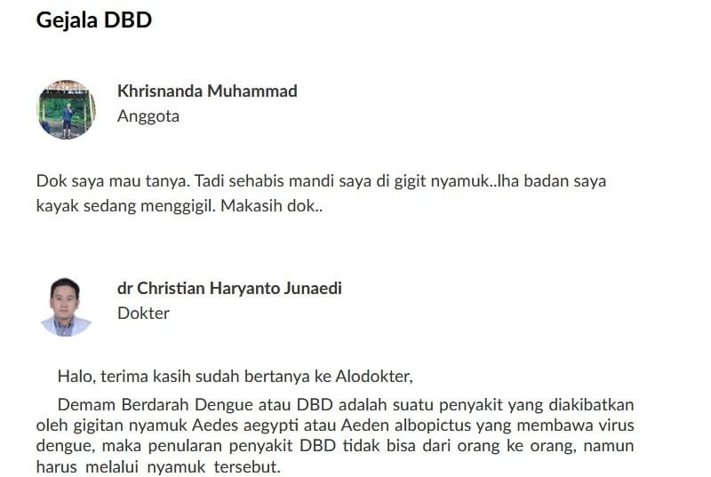 Penyakit Dbd Demam Berdarah Menurut Dokter Dan Ustadz Dhanu