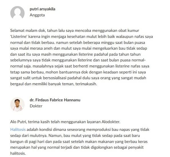 Penyebab Bau Mulut Menurut Dokter Dan Ustadz Dhanu