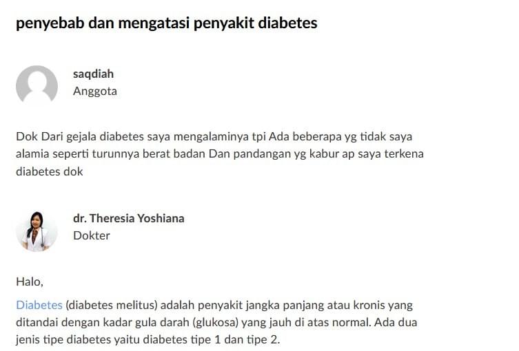 Penyakit Diabetes Menurut Dokter Dan Ustadz Dhanu