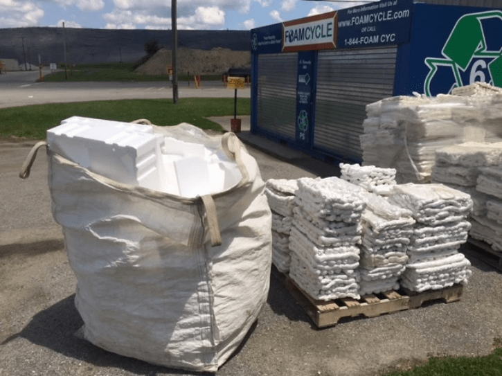 Foam Packaging (Styrofoam) Recycling System Foam Cycle
