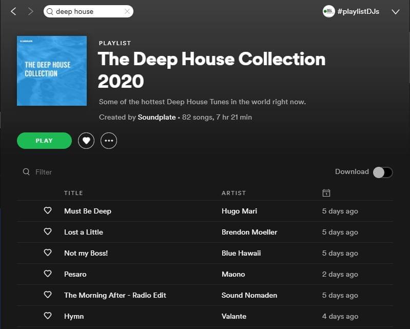 Soundplate Spotify Deep House Playlist Soundplate Spotify Deep House Playlist