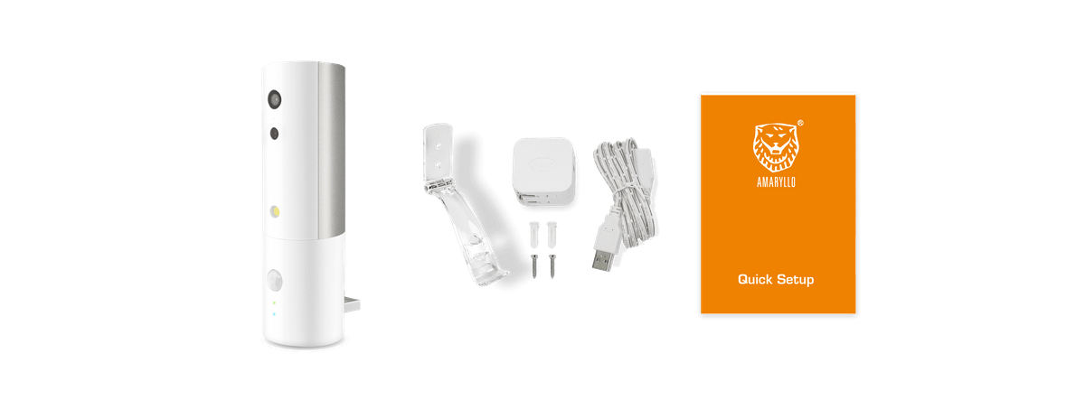 翌日発送可能 Amaryllo Amaryllo Acc1308e51whus 自動追跡ポータブル防犯カメラ Hermes その他