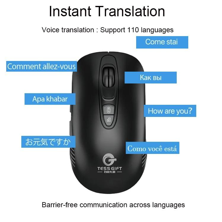 Intelligent Wireless Ai Voice Typing Mouse 110 languages Voice