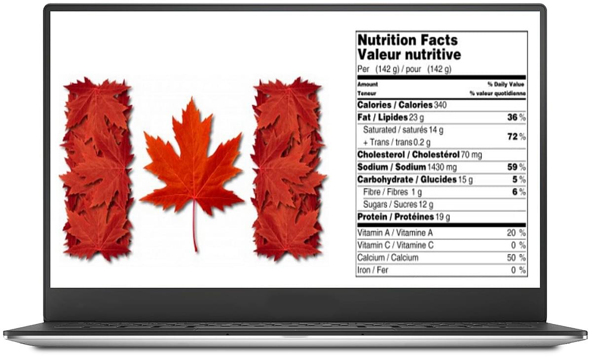 Top Online Application For Creating Nutrition Facts Label In Canada Since the nutrition information requirements of other countries do not match the canadian requirements, labels and advertisements with nutrition information other than that permitted by the fdr are considered to be labelled or. creating nutrition facts label