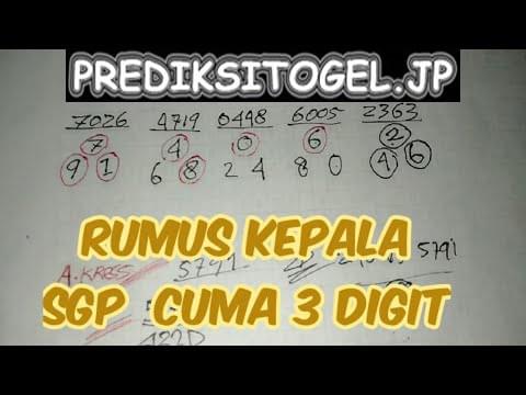 Rumus Sgp Tembus Terus Togel Sgp