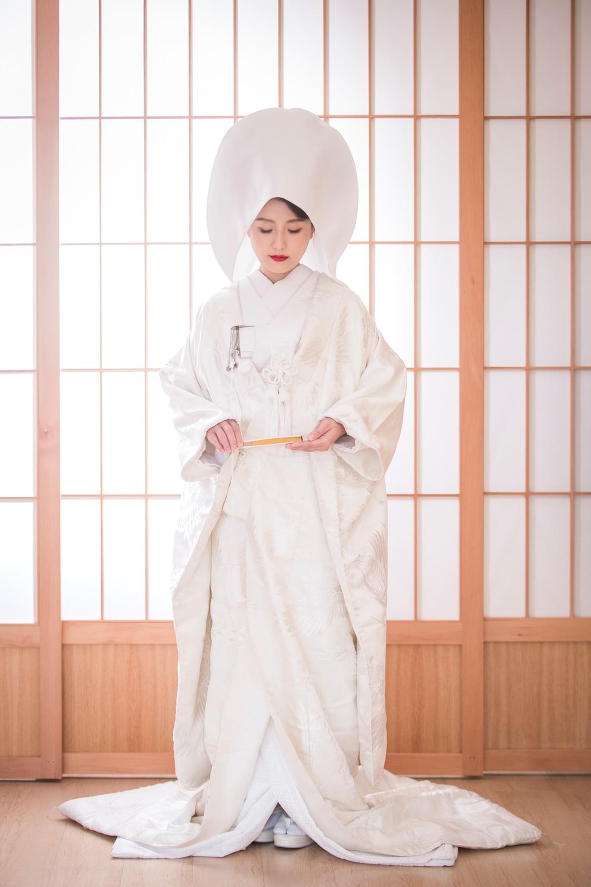 新娘和服造型 髮型 洋髮 日本髮 棉帽子 髮飾