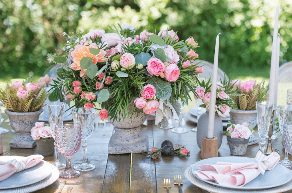 pre used wedding decor