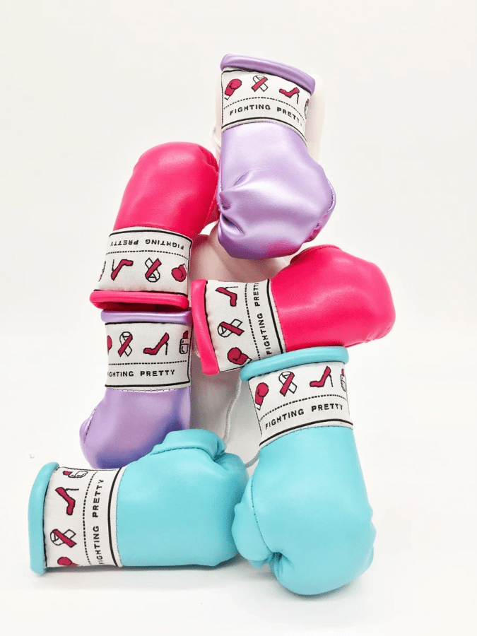 sparkly boxing gloves