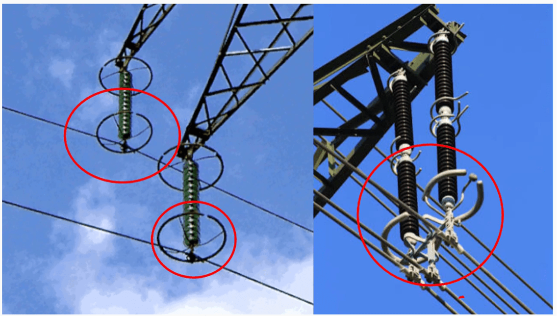 What's Guard Rings in Transmission line Corona Rings produce
