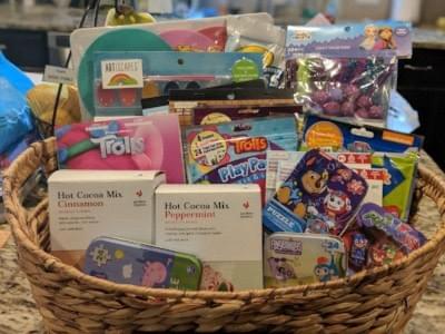 kids raffle basket