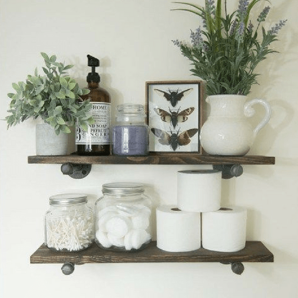 9 Industrial Pipe Shelves We Love