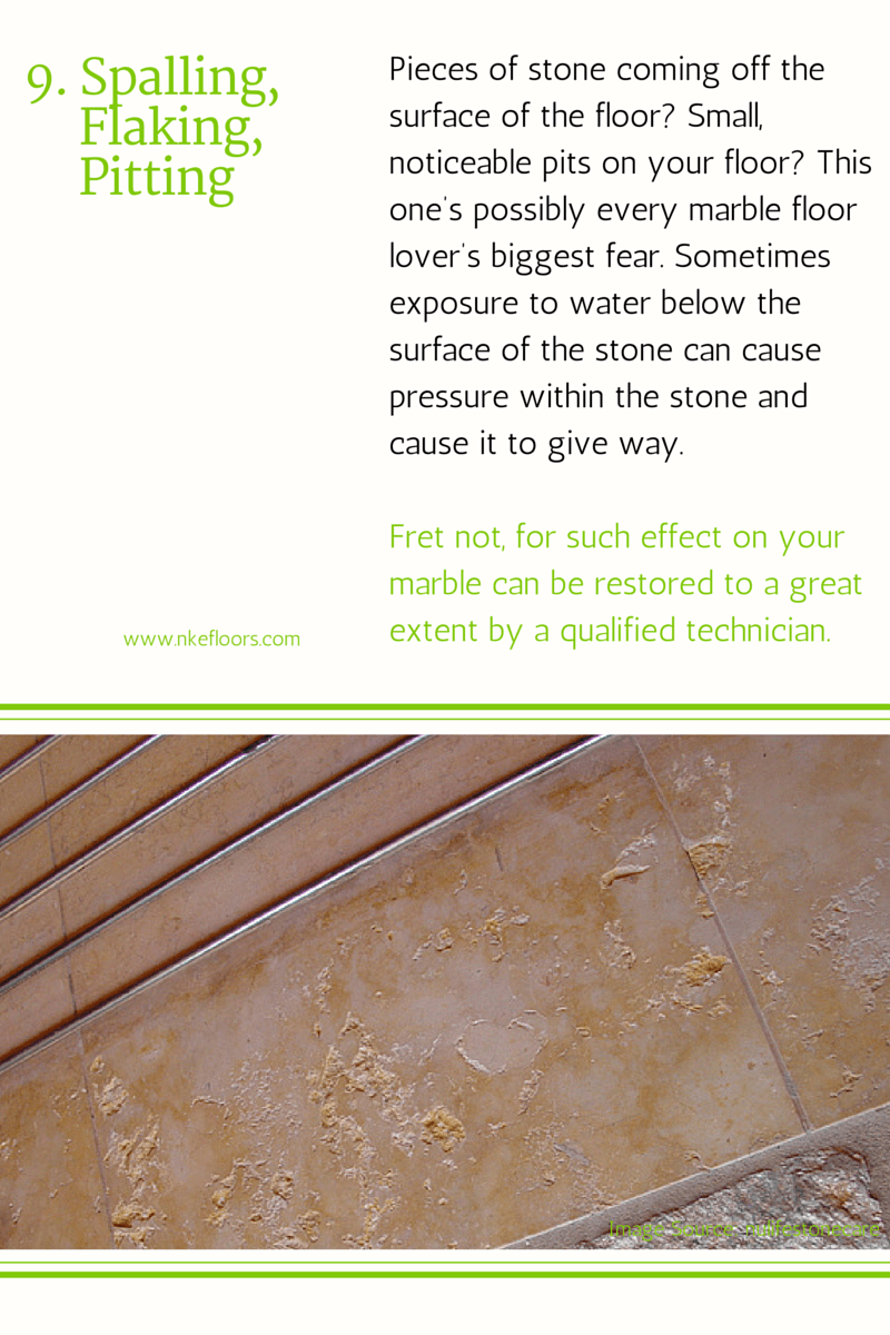 10 Signs Your Marble Floors need Care
