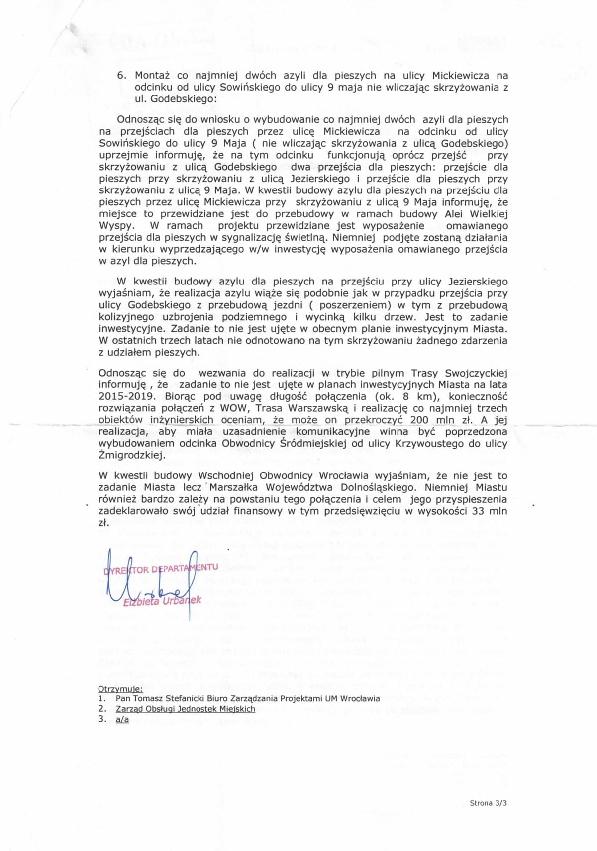 Niebezpiecznie Na Mickiewicza Urzednicy Magistratu Wyjasniaja