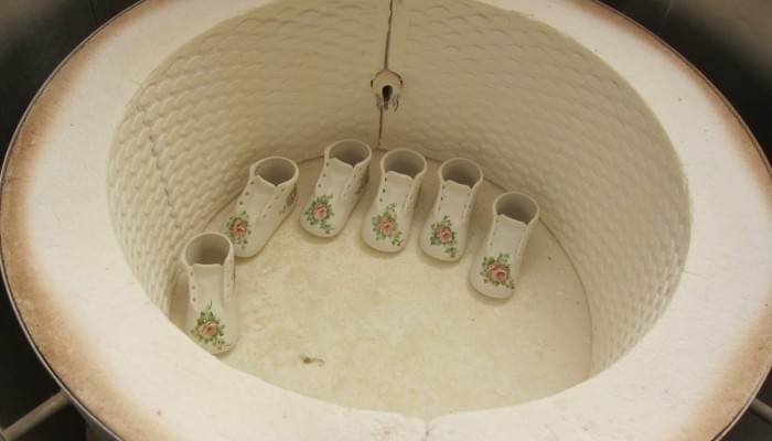 ceramic baby shoe keepsake