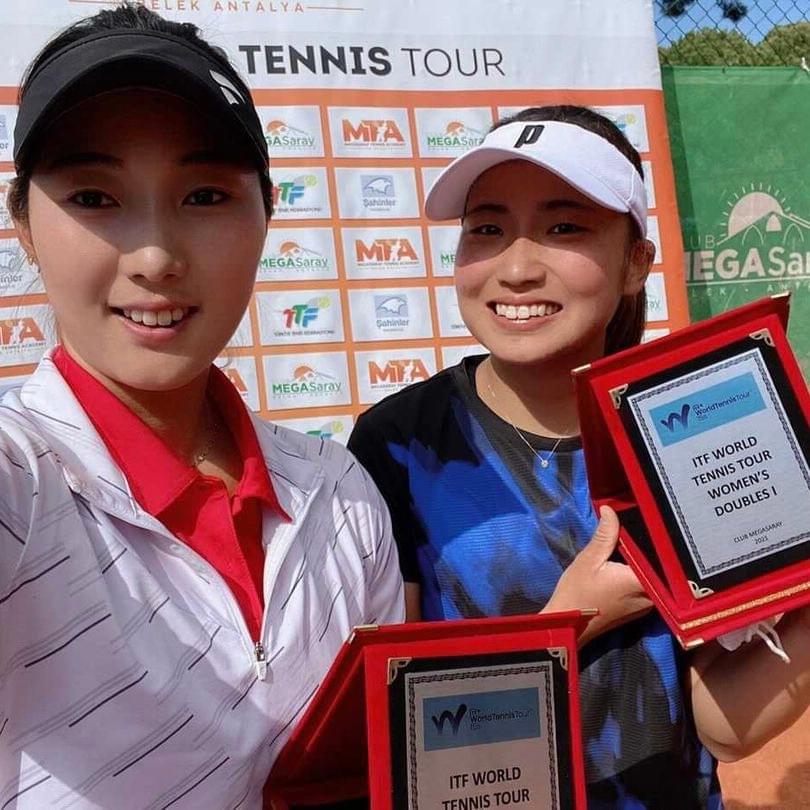 松田 美咲 So Ralee 21 4 10 Itf W15 Antalya Tur ダブルス優勝 Winners 松田 美咲 So Ralee 21 4 10 Itf W15 Antalya Tur ダブルス優勝 Winners