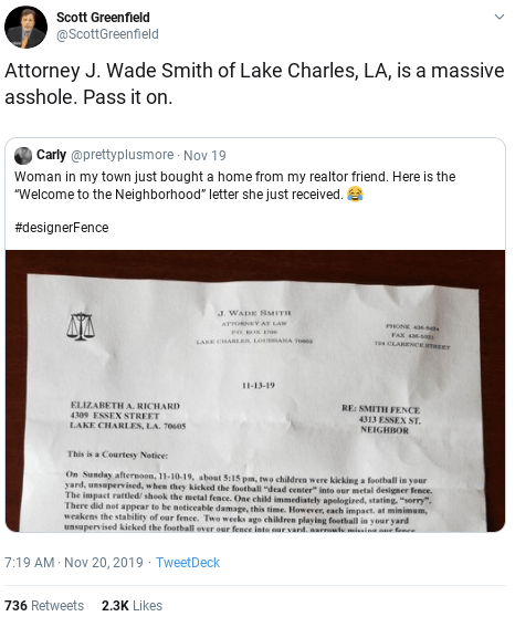 The Creepy Thing About The J Wade Smith Letter And Two More Slightly Less Interesting Details News Attorney Legal Notice Demand Letter Child Custody
