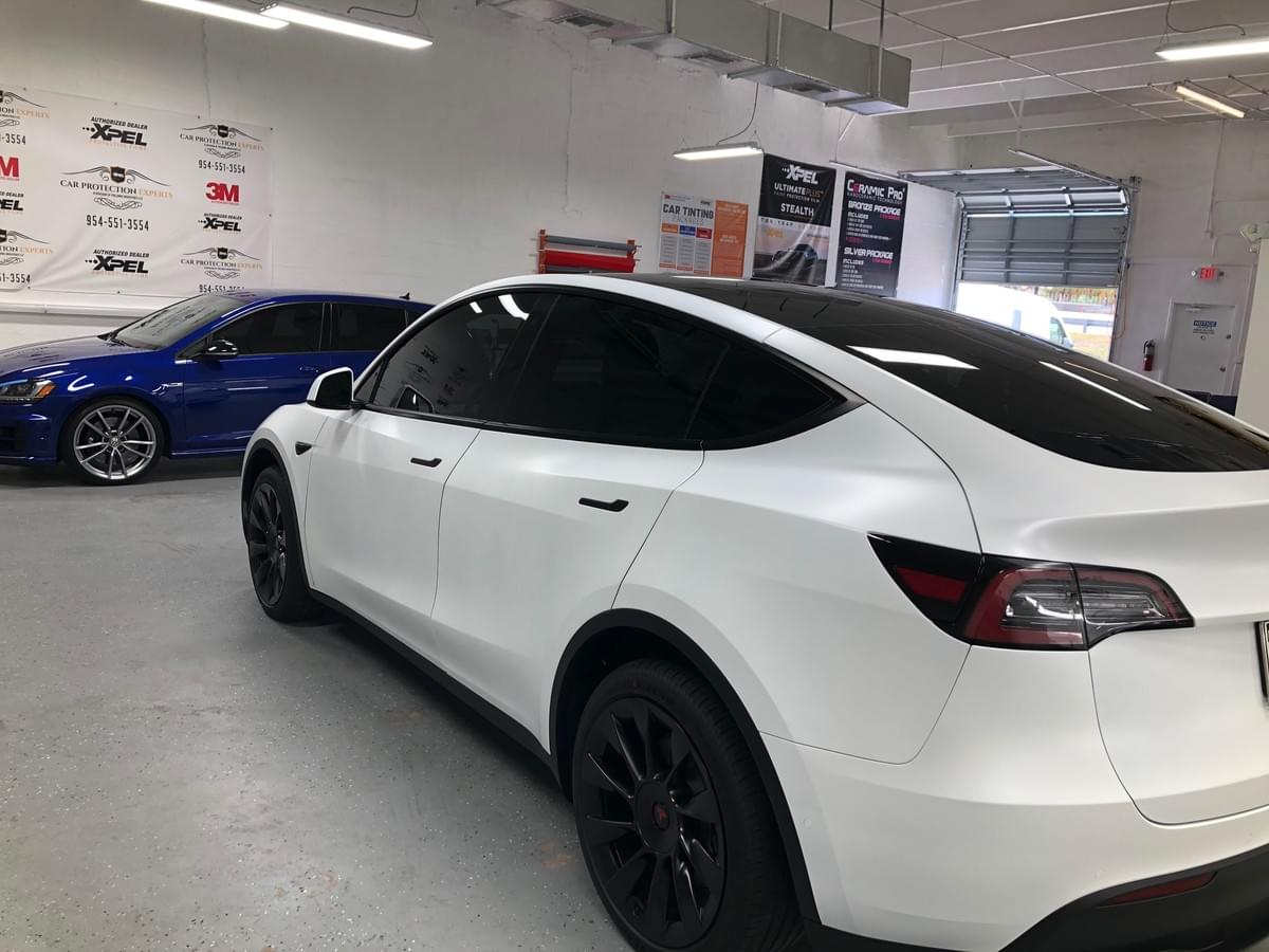 TESLA WINDOW TINTING Miami, Tesla Y window tinting, Tesla 3 window