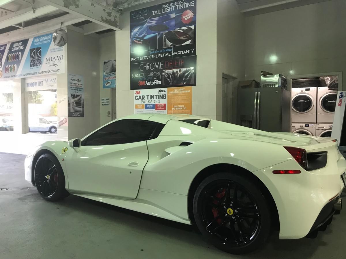 Ferrari Dent Removal In Miami Ferrari Door Ding Repair
