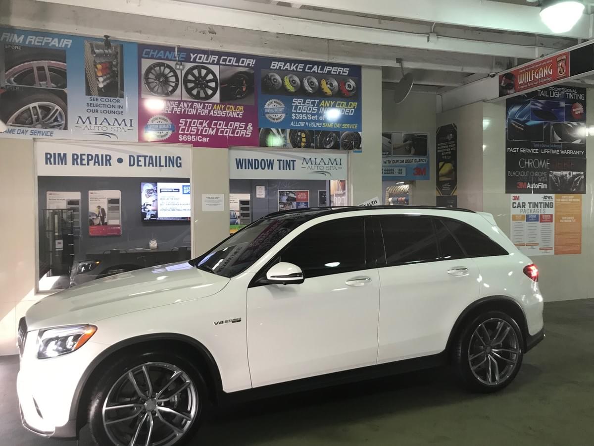 Miami Window Tinting For Mercedes Benz Cars Brickell Area 33131