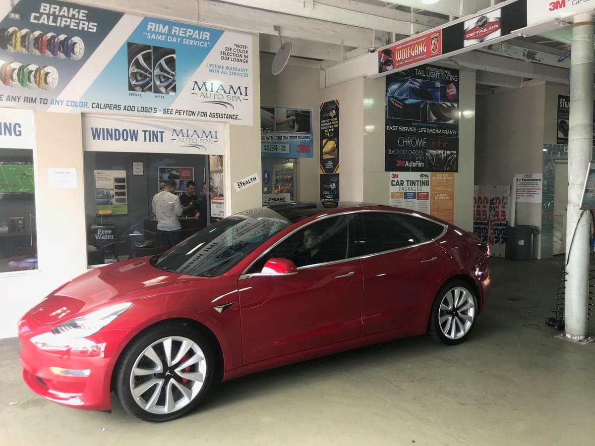 Tesla Clear Bra Miami Tesla Paint Protection Tesla Wrap Miami