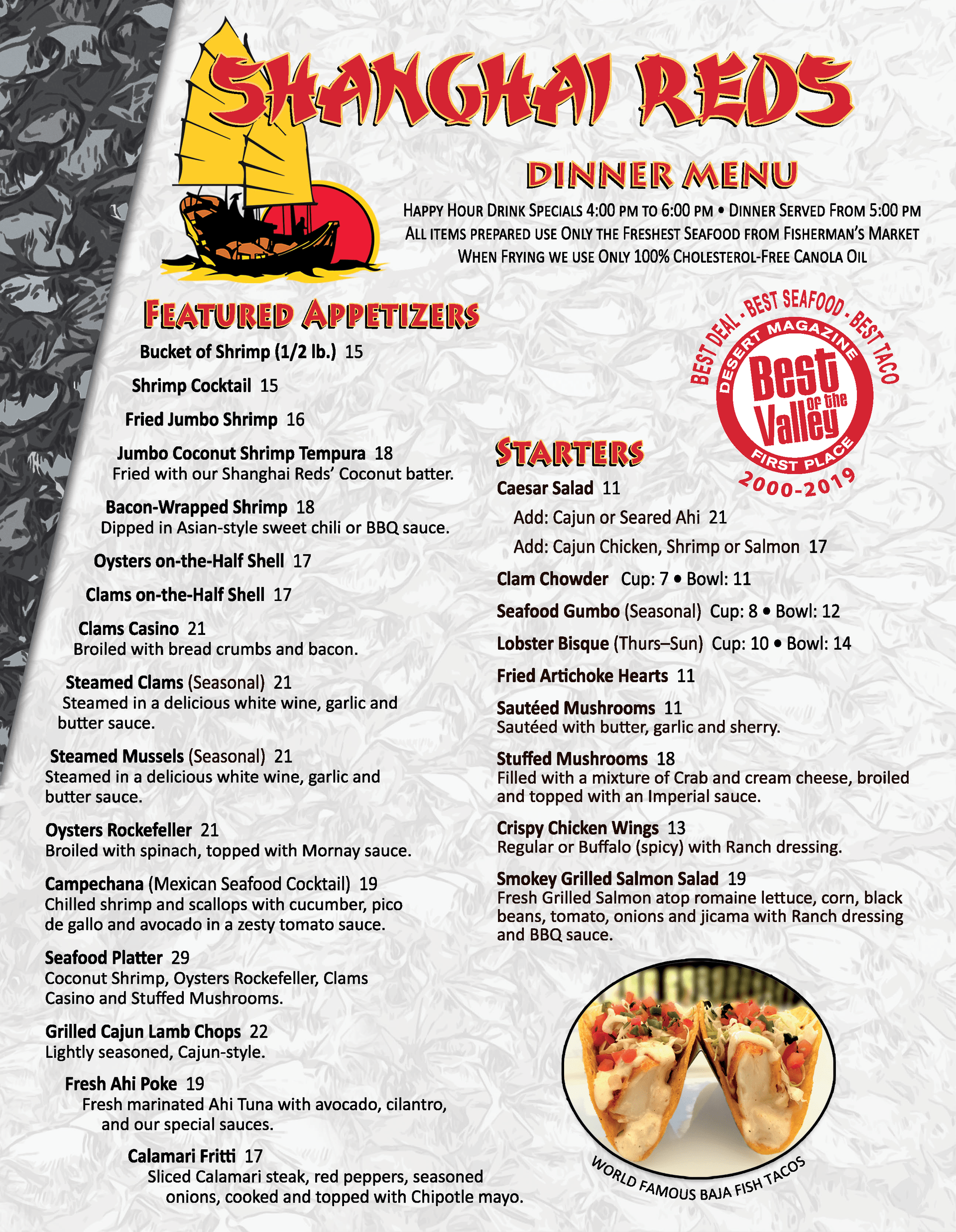 Shanghai Reds Bar Grill In Palm Springs