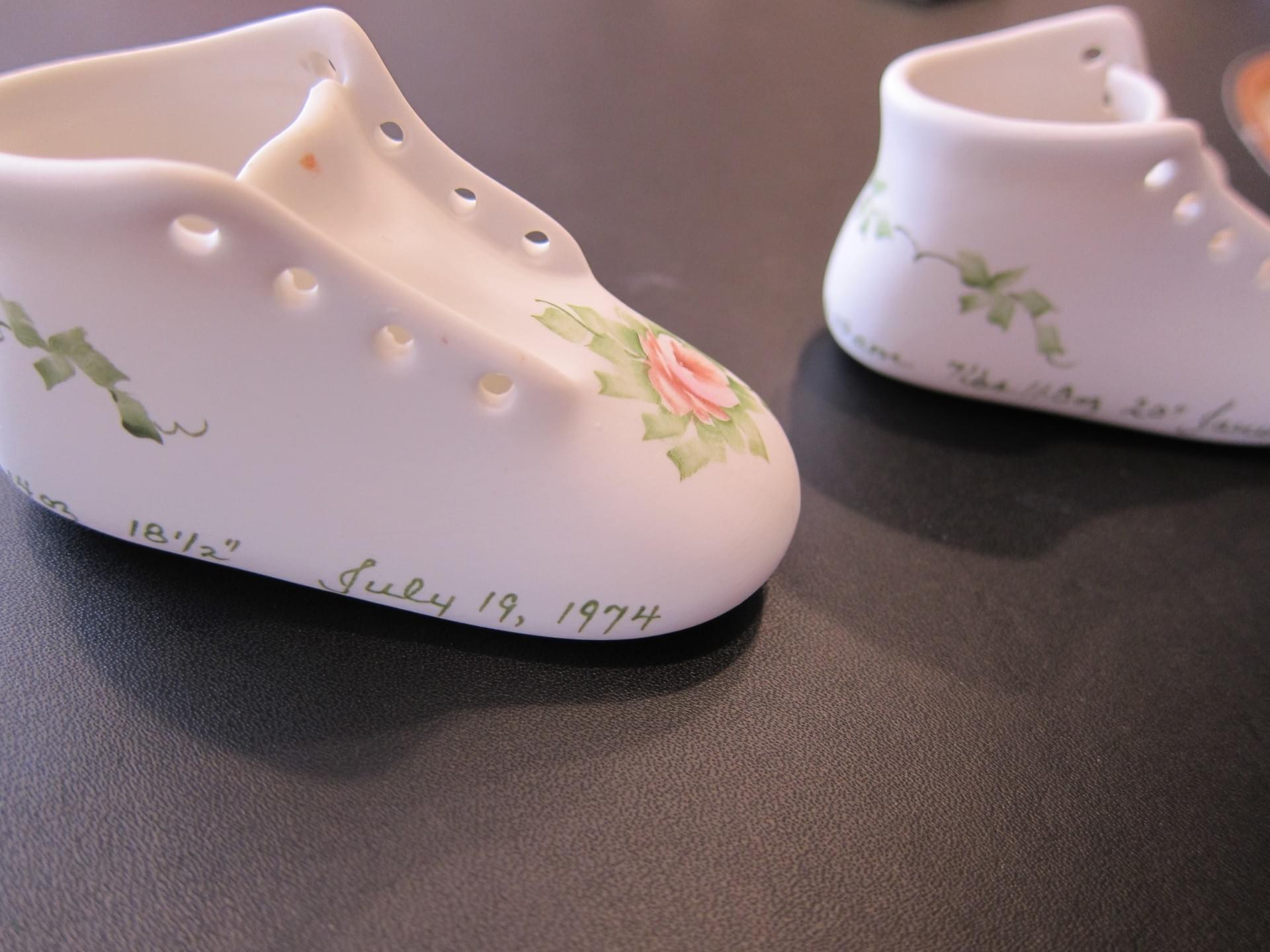 Porcelain Baby Shoe