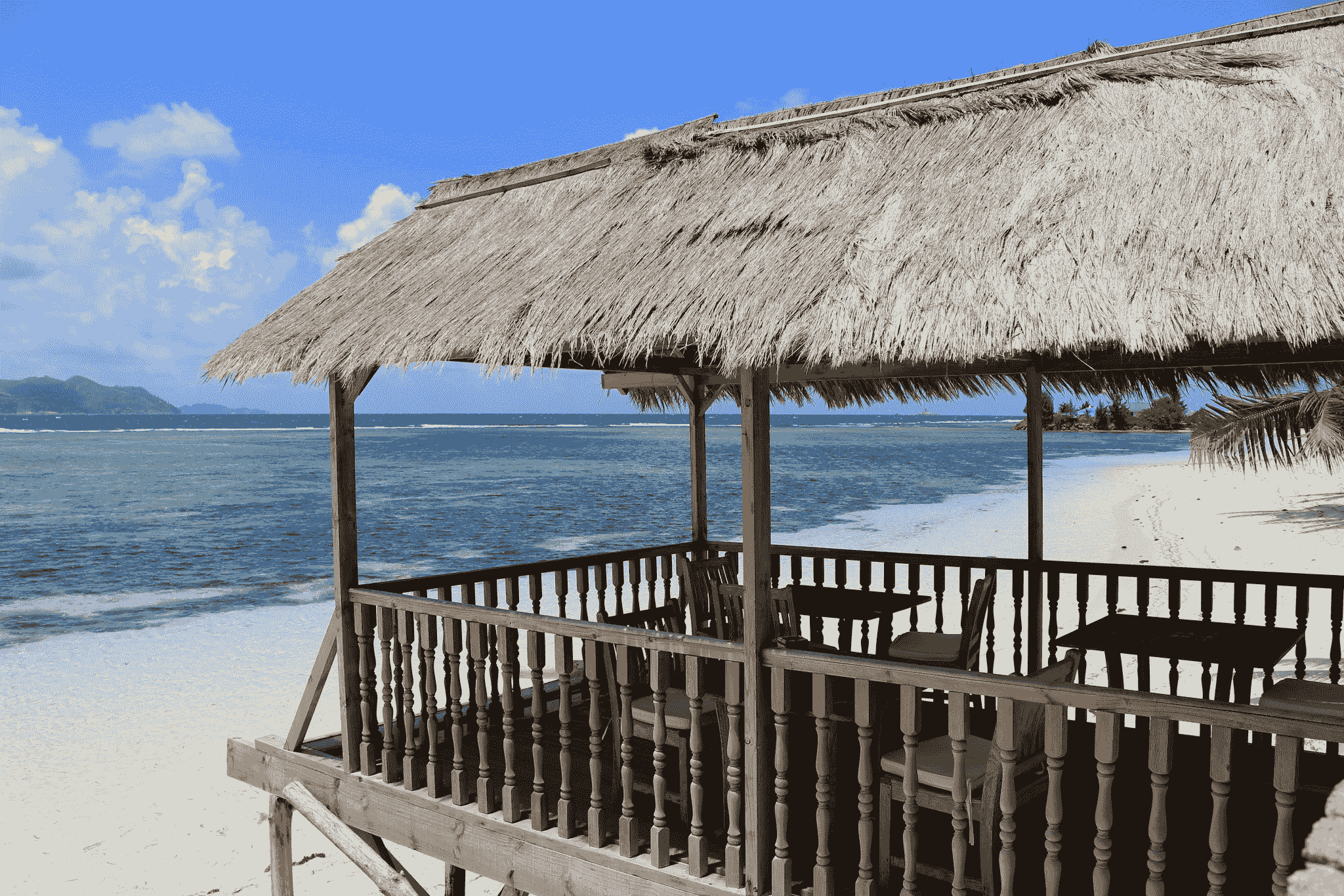 Luxurious beach cabanas offering exclusive retreat at PreFab Inc. resort
