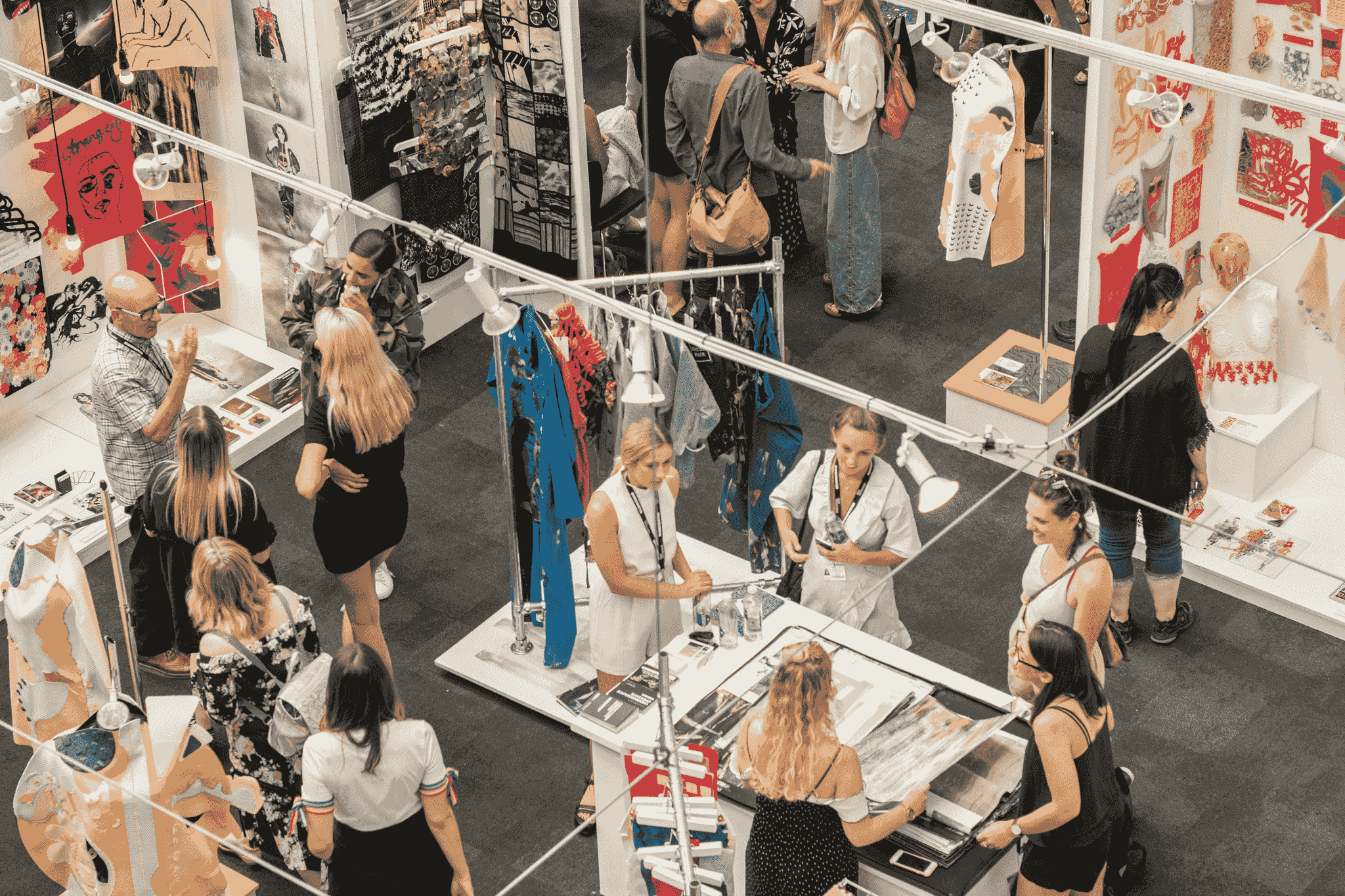 how to find a clothing vendor at local trade shows