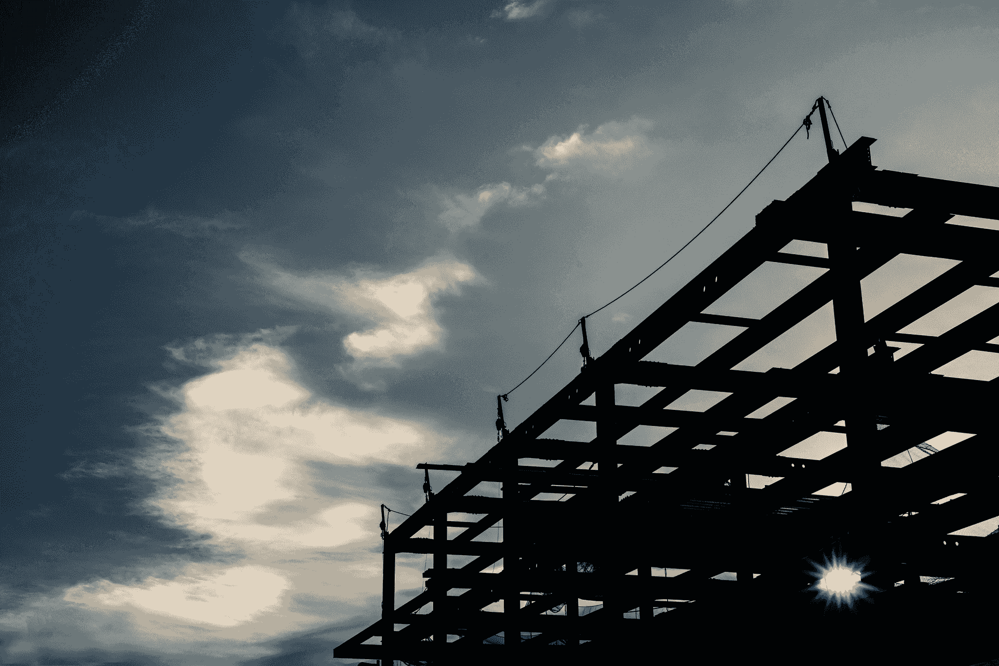 light gauge steel frame used in modern building construction